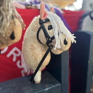 Small palomino hobby horse