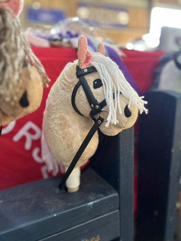 Small palomino hobby horse