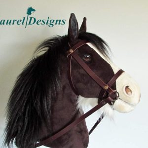 hobby horse Brown White Nose