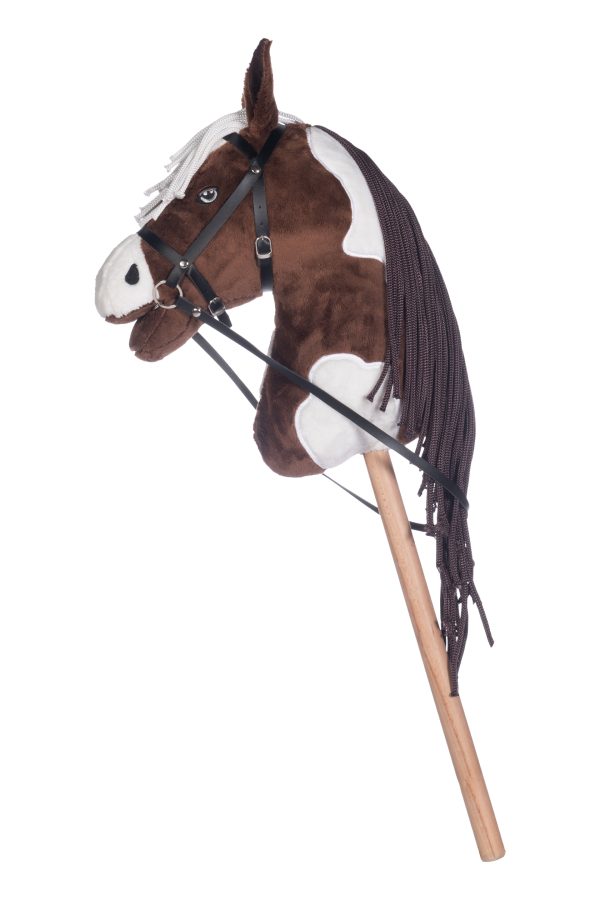 HKM Hobby Horse Brown and White left side