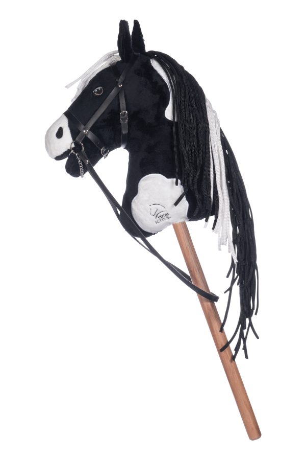 HKM Hobby Horse Black and White Left Side