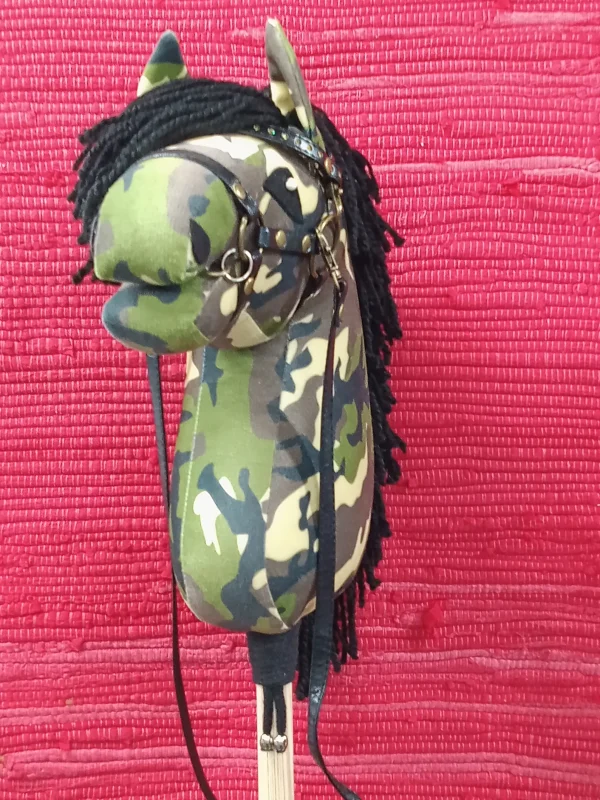 Camo Hobby Horse Front View