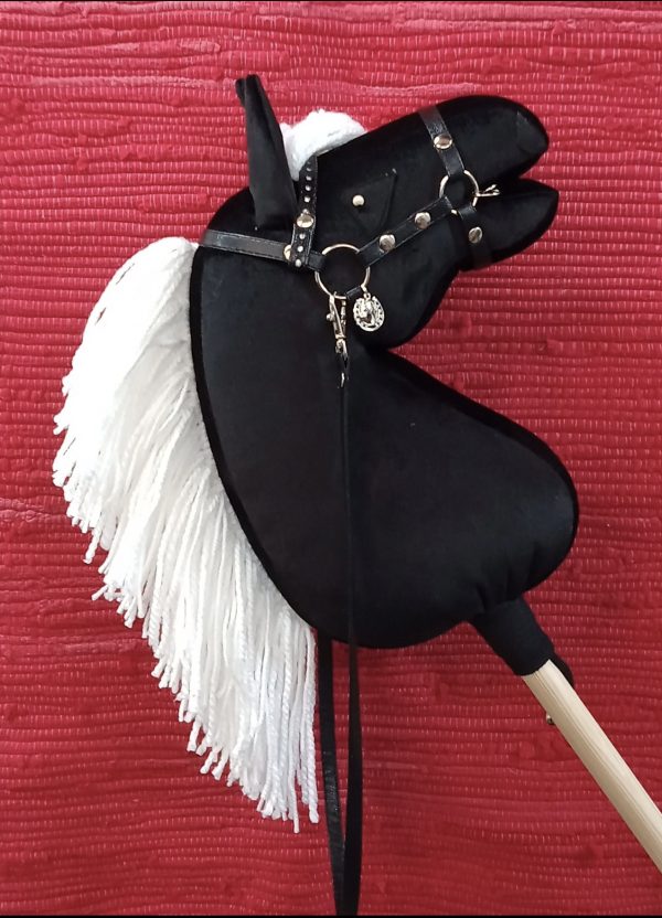 WaBor Hobby Horse Black with white mane