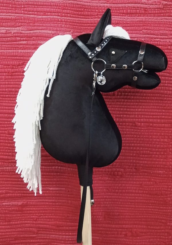 WaBor Hobby Horse Black with white mane 2