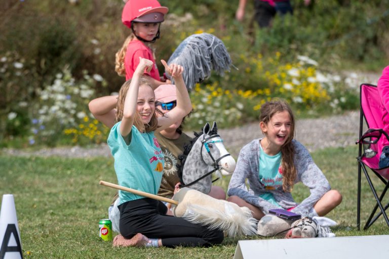 Hobby Horse Spectators at Camp