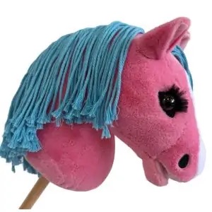 Pink & Blue Hobby Horse