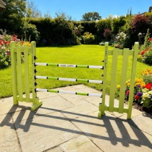 Championship Fence 80cm in green, adjust from 20cm to 80 cm in height